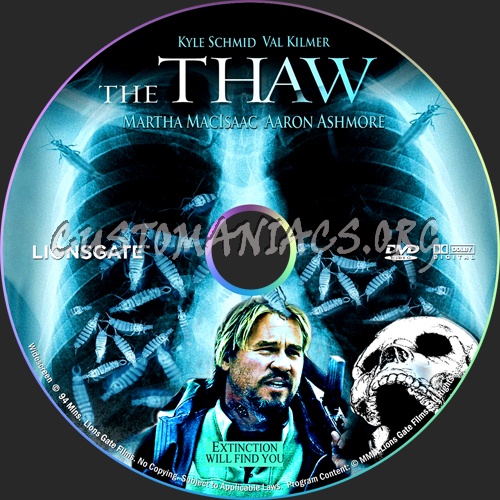 The Thaw dvd label