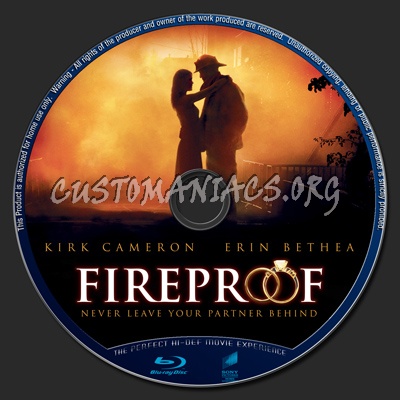 Fireproof blu-ray label