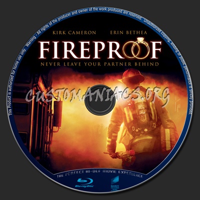 Fireproof blu-ray label