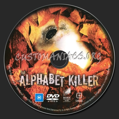 The Alphabet Killer dvd label