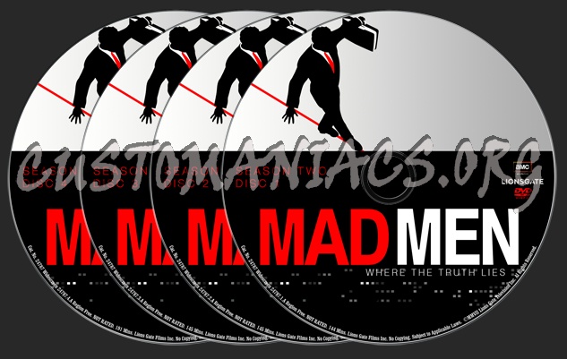 Mad Men Season Two dvd label