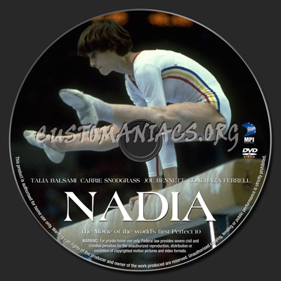 Nadia dvd label