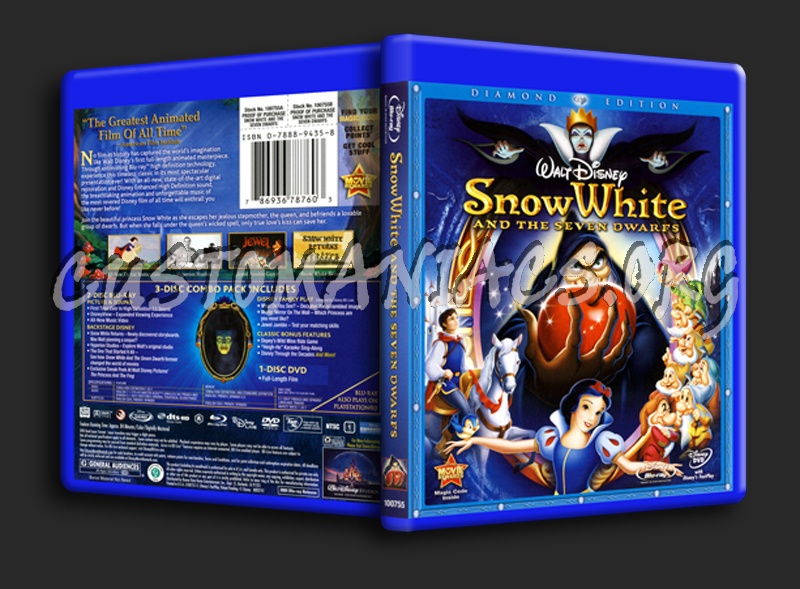 Snow White and the Seven Dwarfs blu-ray cover