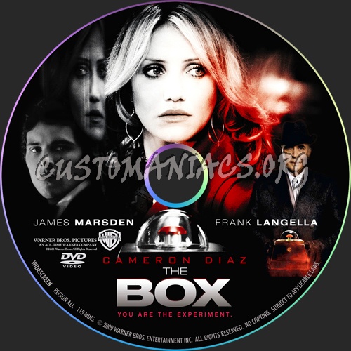 The Box dvd label