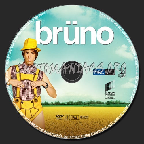 Bruno dvd label