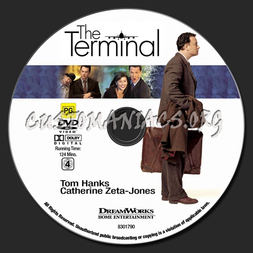 The Terminal dvd label