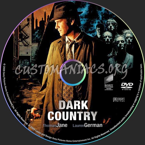 Dark Country dvd label