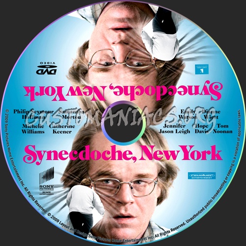 Synecdoche, New York dvd label