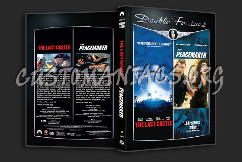 The Last Castle / The Peacemaker dvd cover