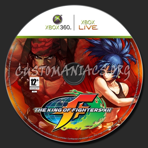 King of Fighters XII dvd label