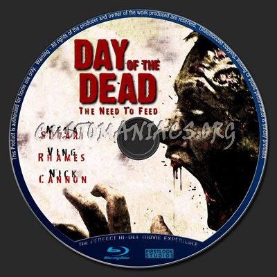 Day Of The Dead (2008) blu-ray label