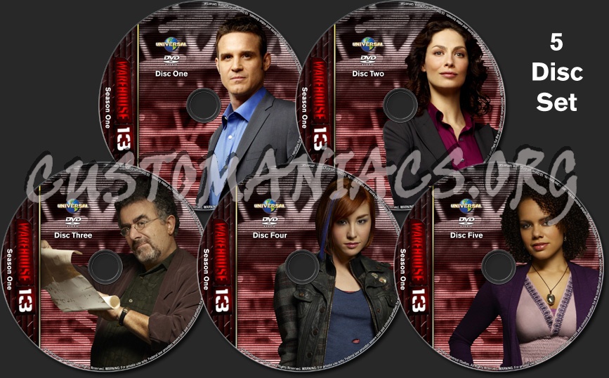 Warehouse 13 - TV Collection - Season One dvd label