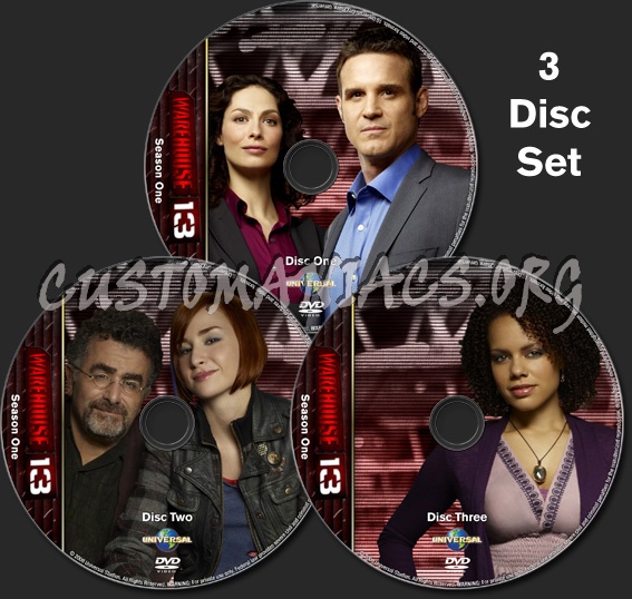 Warehouse 13 - TV Collection - Season One dvd label