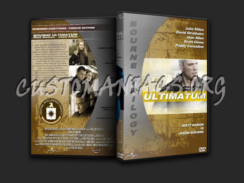 Bourne Trilogy dvd cover