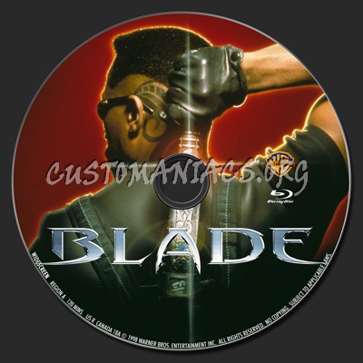 Blade blu-ray label