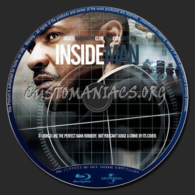 Inside Man blu-ray label