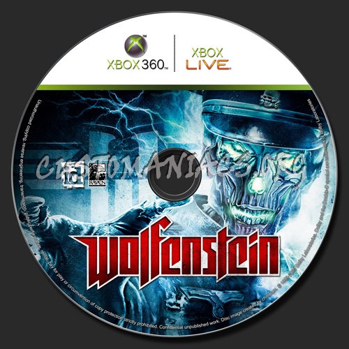 Wolfenstein dvd label