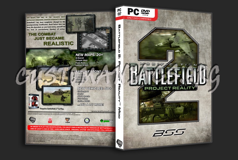 Battlefield 2: Project Reality dvd cover