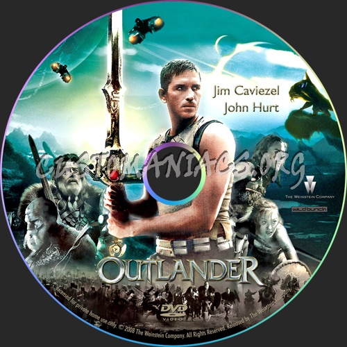 Outlander dvd label