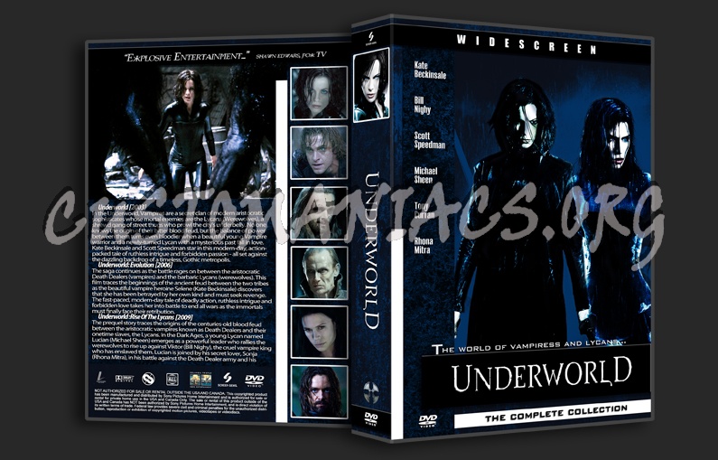 Underworld Spacesaver Collection dvd cover