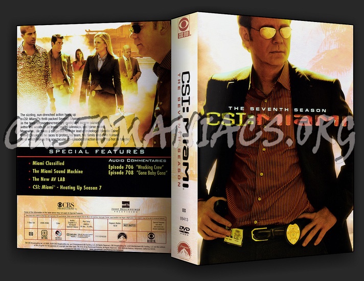 CSI Miami Season 7 dvd cover - DVD Covers & Labels by Customaniacs, id ...