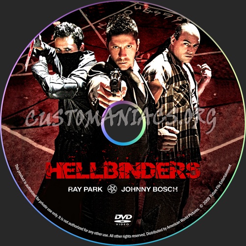 Hellbinders dvd label