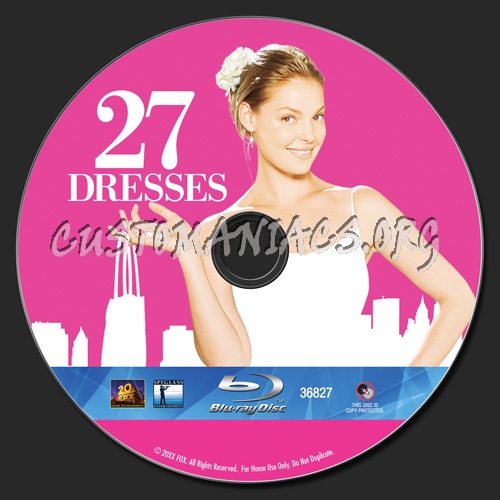 27 Dresses blu-ray label