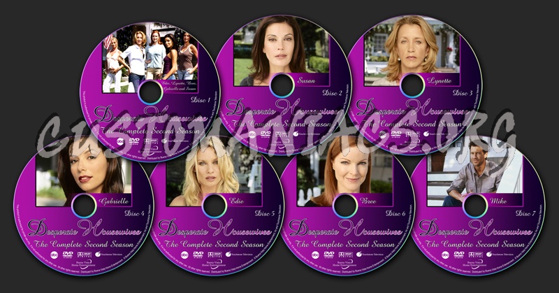 Desperate Housewives Season 2 dvd label DVD Covers Labels by Customaniacs id 12920 free download highres dvd label