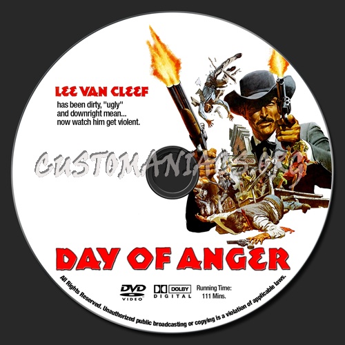 Day Of Anger dvd label