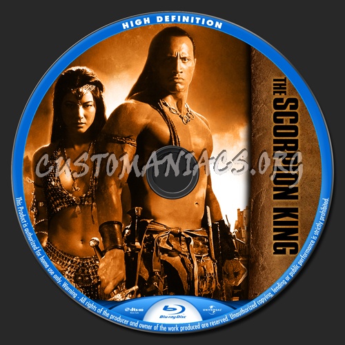 The Scorpion King blu-ray label