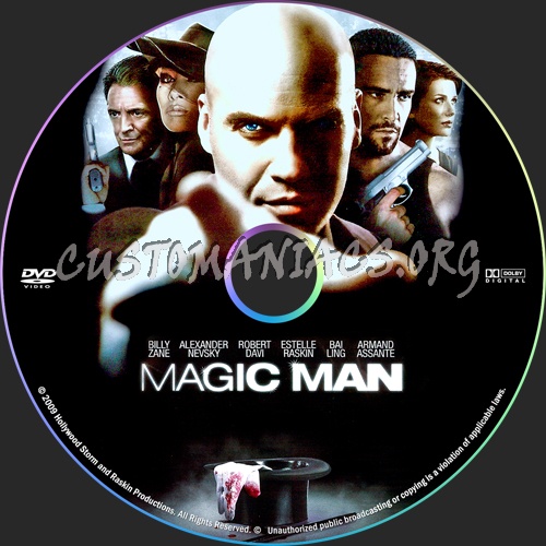 Magic Man dvd label