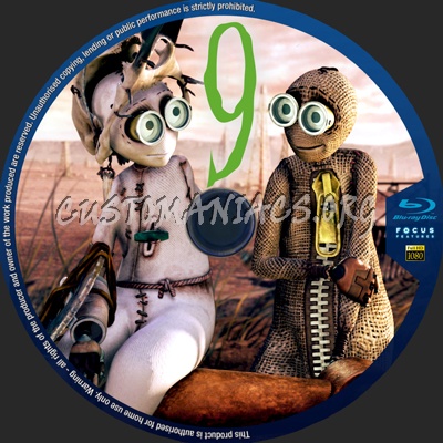 9 blu-ray label