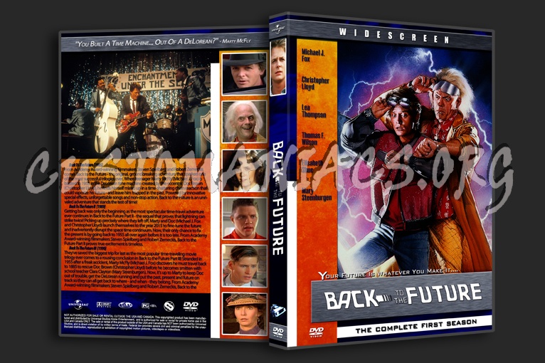 Back to the Future Spacesaver Collection dvd cover