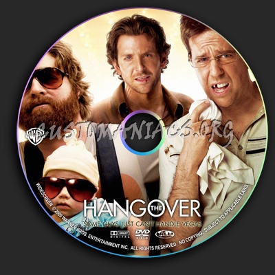 The Hangover dvd label