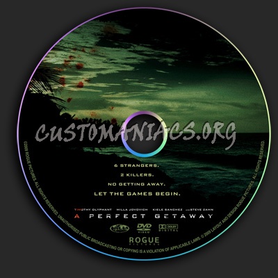 A Perfect Getaway dvd label