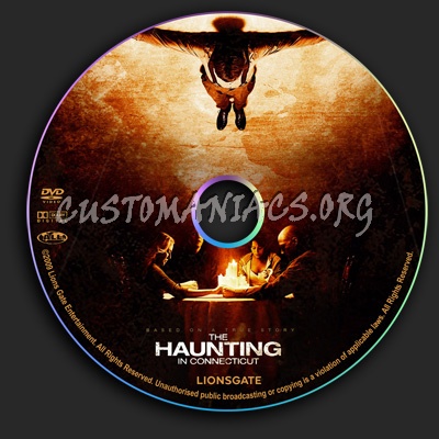 The Haunting In Connecticut dvd label