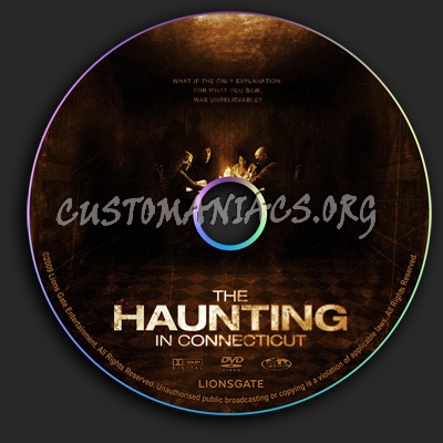 The Haunting In Connecticut dvd label