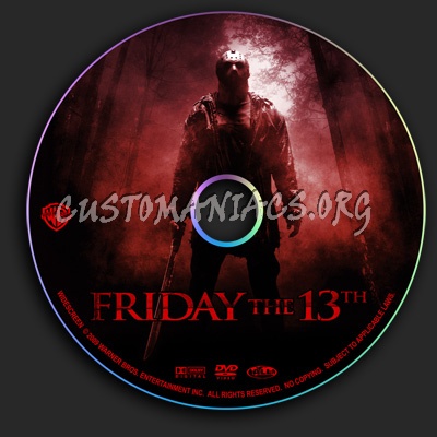 Friday The 13th dvd label