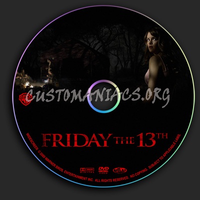 Friday The 13th dvd label