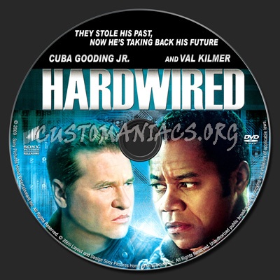 Hardwired dvd label