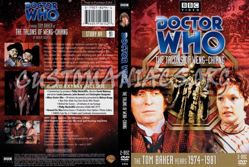 Doctor Who 91 Talons of Weng-Chiang dvd cover