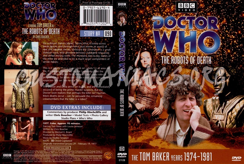 Doctor Who 90 Robots of Death dvd cover