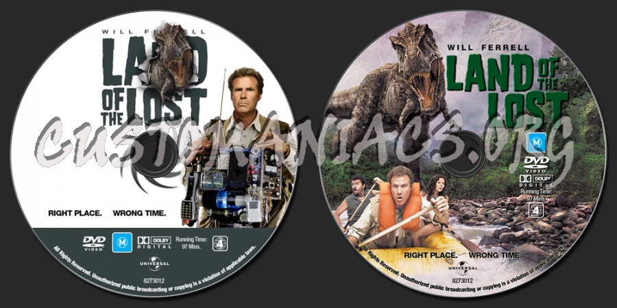 Land Of The Lost dvd label