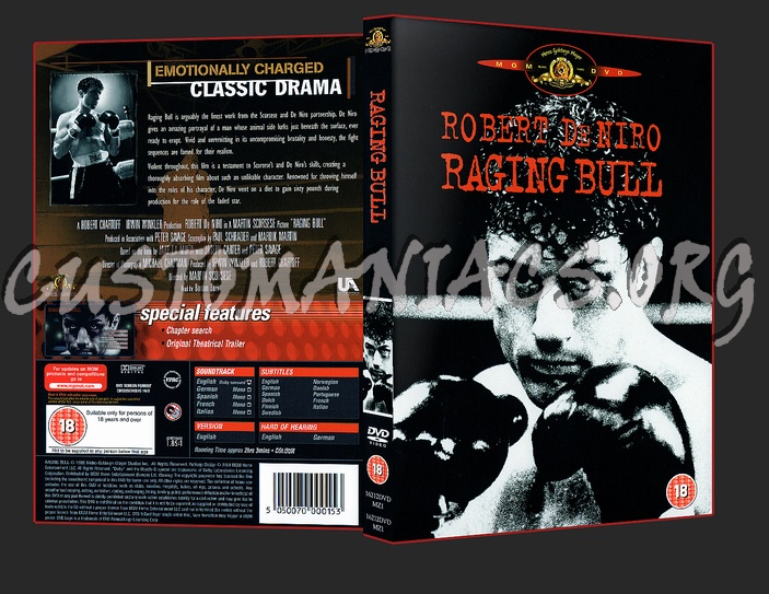 Raging Bull dvd cover