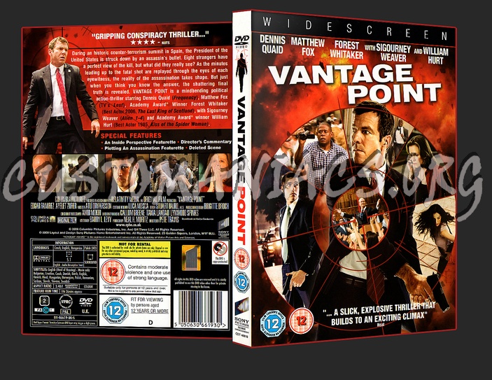 Vantage Point dvd cover