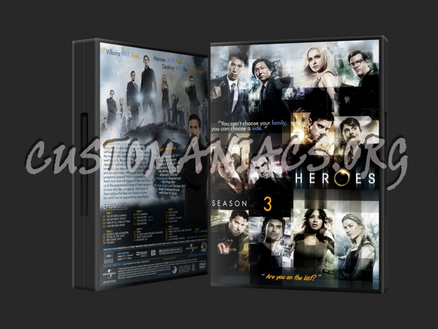 Heroes Boxset dvd cover