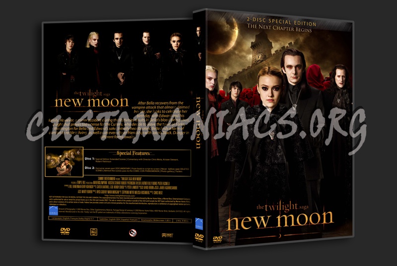 The Twilight Saga - New Moon dvd cover