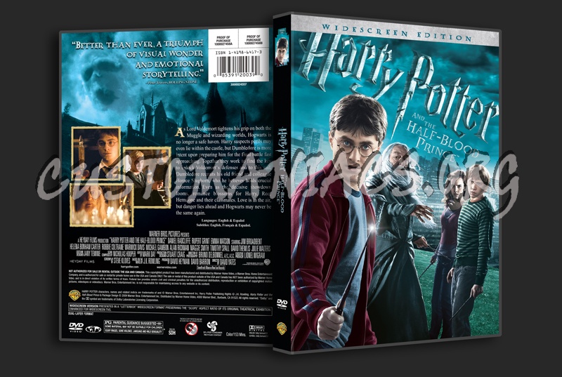 Harry Potter and the Half-Blood Prince dvd cover