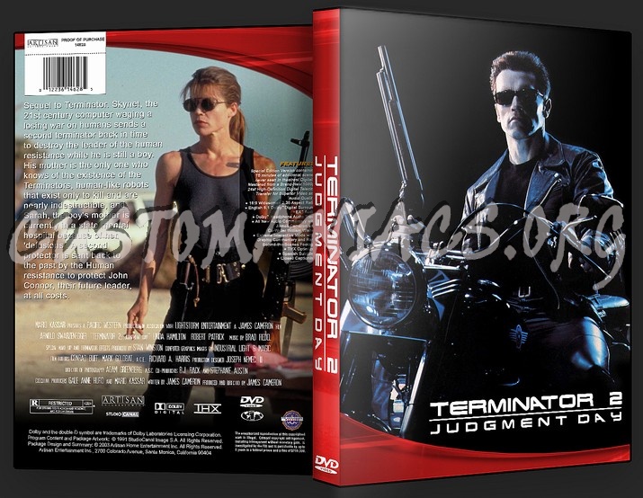 Terminator 2: Judgment Day dvd cover