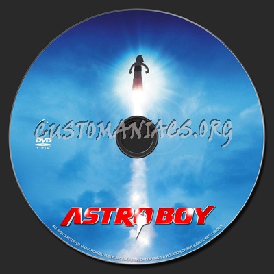 Astro Boy dvd label